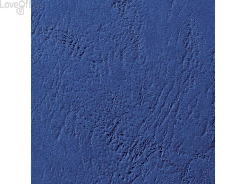 Copertine per rilegatura in similpelle GBC Leathergrain cartoncino goffrato A4 Blu scuro (conf.100 copertine)