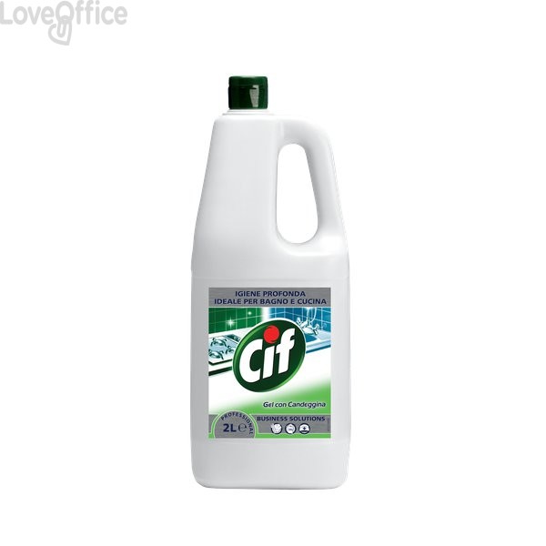 Cif gel con candeggina - 2 litri - 7517896/100847164