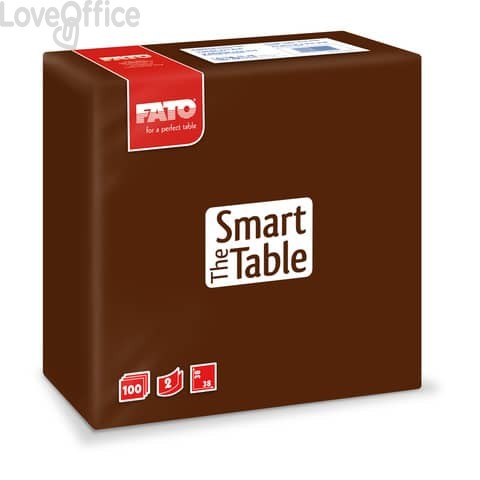 Tovaglioli Fato The Smart Table 38x38 cm cioccolato - 82141400 (conf.100)