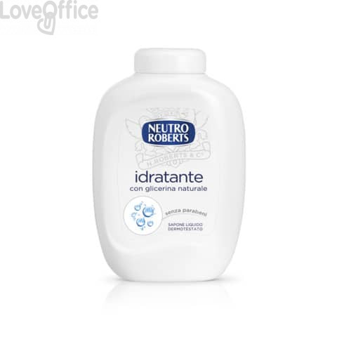 Ricariche sapone Neutro Roberts Idratante con glicerina - 200 ml - R908133 (conf 2)