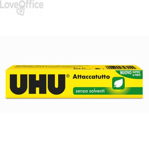 Colla UHU Extra attaccatutto tubetto da 18 ml - Trasparente D9214