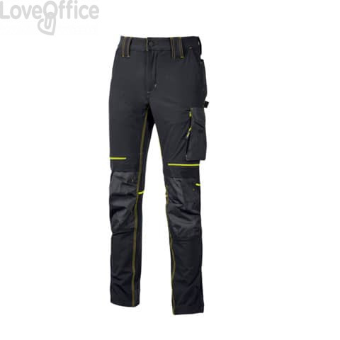 Pantalone da lavoro U-Power ATOM Black Carbon - taglia L
