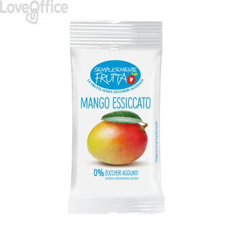 Snack monoporzione Mango essiccato Semplicemente Frutta - 25 gr EUR032L2