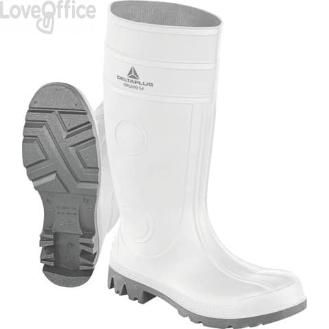 Stivali di sicurezza in PVC  Delta Plus ORGANO S4 bianco-grigio - misura 39 - ORGANS4BC39
