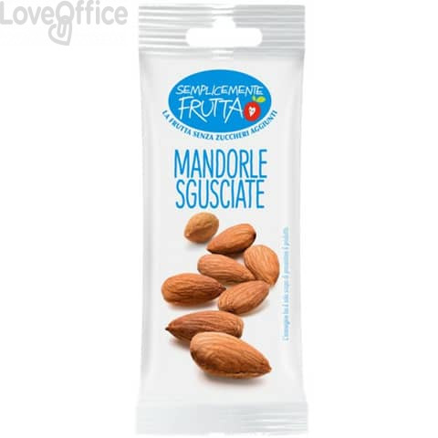 Snack monoporzione Mandorle sgusciate Semplicemente Frutta - 30 gr EUR018G1