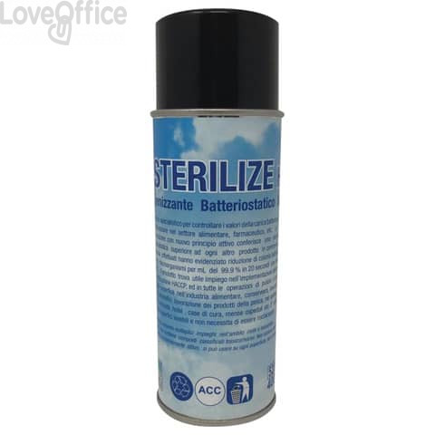 Spray sterilizzante multiuso batteriostatico Sterilize 400 ml 495121045