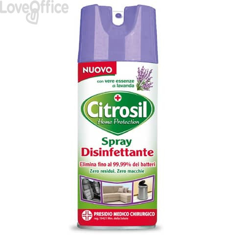 Spray disinfettante multisuperficie Home Protection Citrosil con vere essenze di lavanda - 300 ml