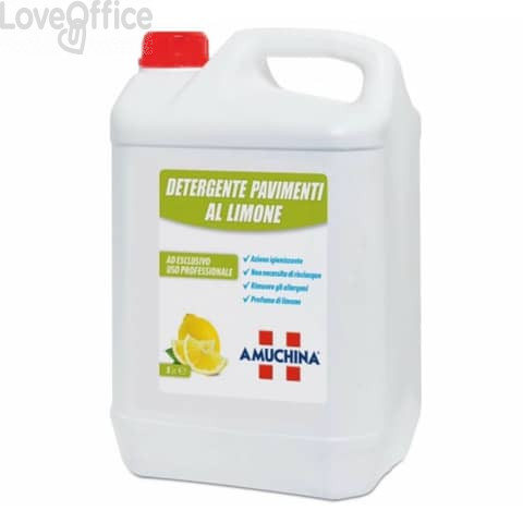 Detergente pavimenti Amuchina 5 L - profumo di limone 419794