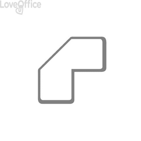 Sticker per pavimenti a L - 10x5 cm - Tarifold Bianco - B197202 (conf.10)