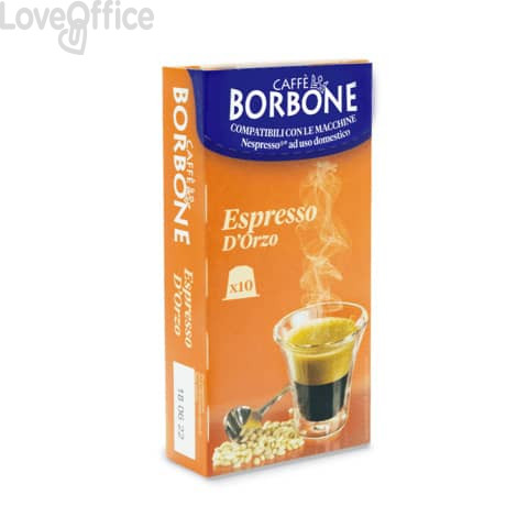 Capsule di Orzo solubile 3 gr compatibili Caffe Borbone Nespresso (conf.10)