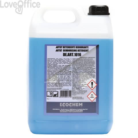 Artic detergente deodorante concentrato per pavimenti Ecochem 5 litri - 01BLUFRL0058957