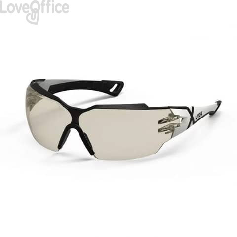 Occhiali protettivi Pheos cx2 supravision excellence - lenti CBR 65 Uvex nero/bianco - 9198064