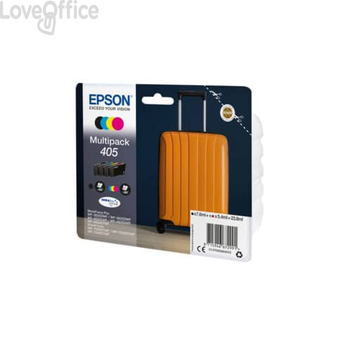 Cartucce Epson Multipack Nero+Ciano+Magenta+Giallo C13T05G64010 (conf.4)