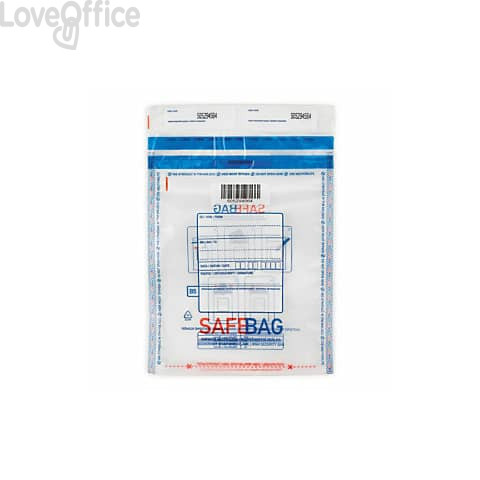 Sacchetti di sicurezza Trasparente - 25,6x37+4 cm Safe Bag B4 (conf.1000)