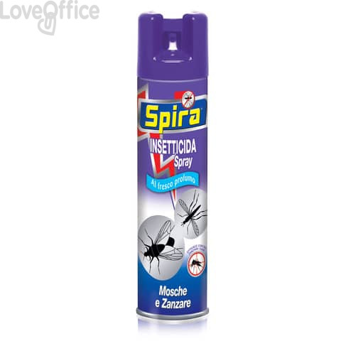 Insetticida spray per mosche e zanzare 400 ml Spira fresco profumo