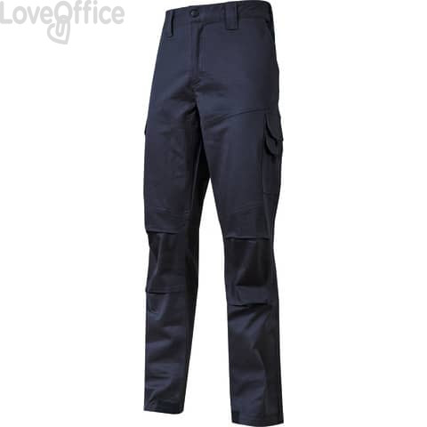 Pantalone da lavoro in cotone elasticizzato Guapo blu U-Power taglia XL