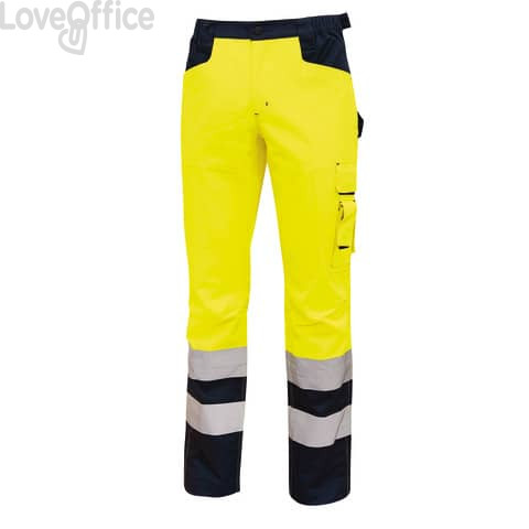 Pantalone da lavoro Light Yellow Fluo U-Power taglia XL