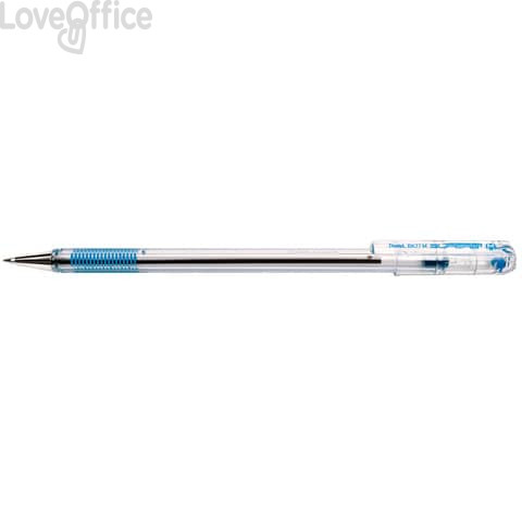 Penna a sfera Superb punta media 1 mm - Pentel Blu BK77M-C (conf.12)