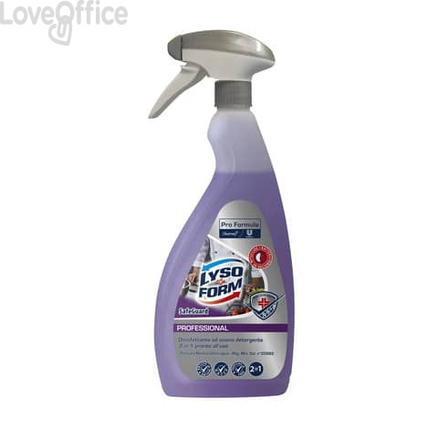 Detergente disinfettante 2 in 1 SafeGuard Professional Lysoform 750 ml