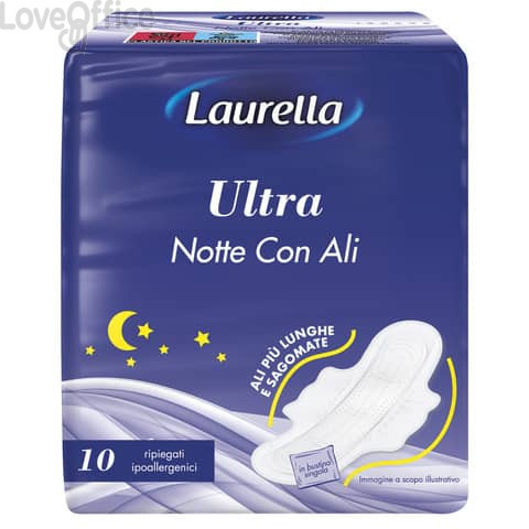 Assorbenti Ultra notte con ali Laurella (16 conf.da 10 cad.)