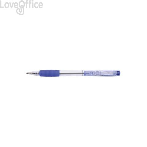 Penna a sfera a scatto ricaricabile Office Products punta 0,7 mm - Blu - 17015611-01 (conf.50)