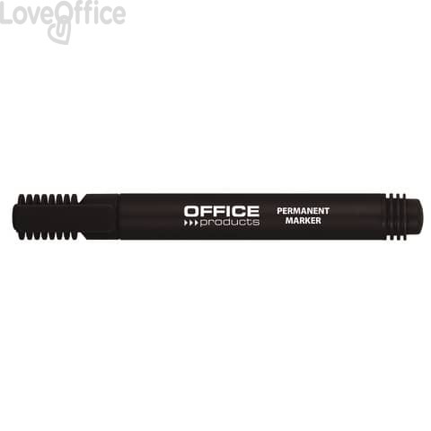 Pennarelli indelebili Office Products punta tonda 1-3 mm Nero (conf.12)