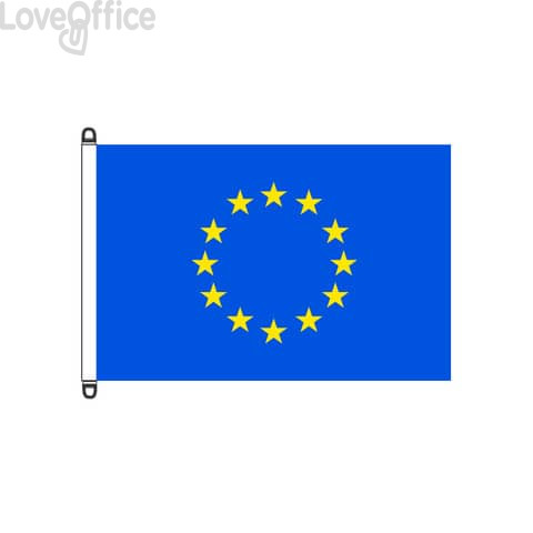 Bandiera in tessuto nautico 110 gr. 150x100 cm Gaia - Europa EU/100