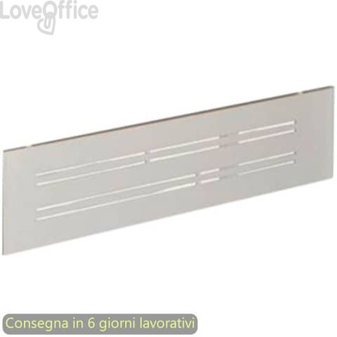 Modesty Panel Metal Presto Venere Plus sp. 15 mm Grigio alluminio Artexport 108x30 cm - BMAD12+BOAC-AA
