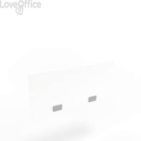 Pannello divisorio in melaminico Bianco per bench 80xh.35 cm linea Practika Quadrifoglio - CODB080-BA