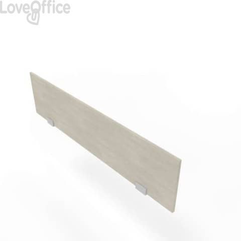 Pannello divisorio in melaminico cemento per bench 140xh.35 cm linea Practika Quadrifoglio - CODB140-CL