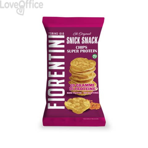 Snick Snack chips di lenticchie rosse Fiorentini 65 g - 01-0502