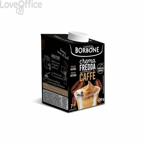 Crema fredda al caffè in brick 550 gr Caffe Borbone (conf.10 brick)