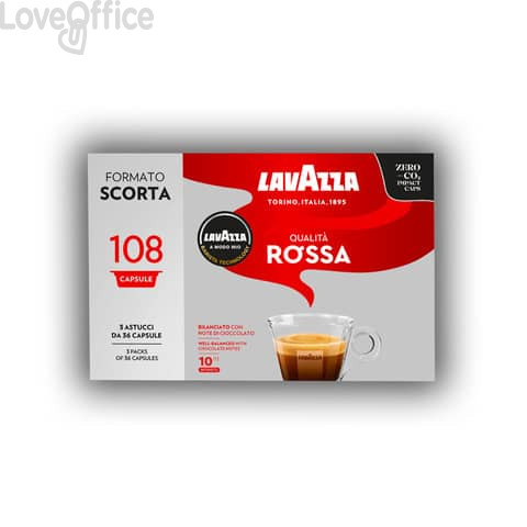 Caffè in capsule monodose A Modo Mio Qualità Rossa - 8237 (conf.108)