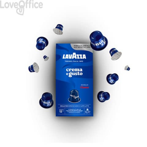 Caffè in capsule compatibili Nespresso C&G Lavazza Classico - 7020 (conf.80)