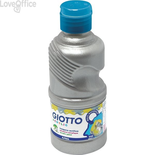 Tempera acrilica GIOTTO - Argento - 250 ml - 533900