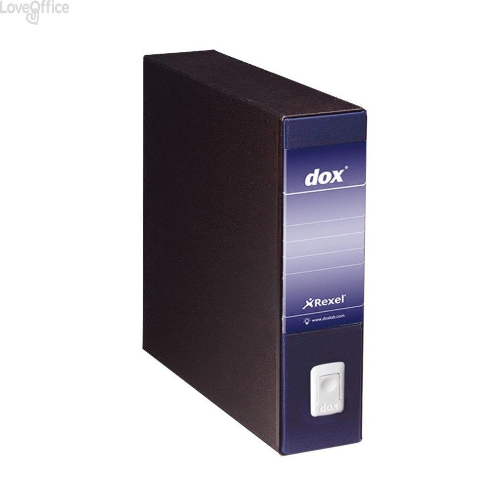 Registratore Dox 9 - Dorso 8 - 35x31,5 cm - Blu - 000212A4
