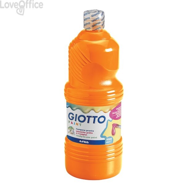 Tempera pronta GIOTTO - Arancio - 1000 ml - 533405