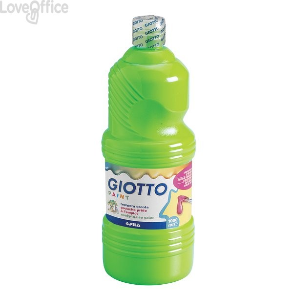 Tempera pronta GIOTTO - Verde cinabro - 1000 ml - 533411