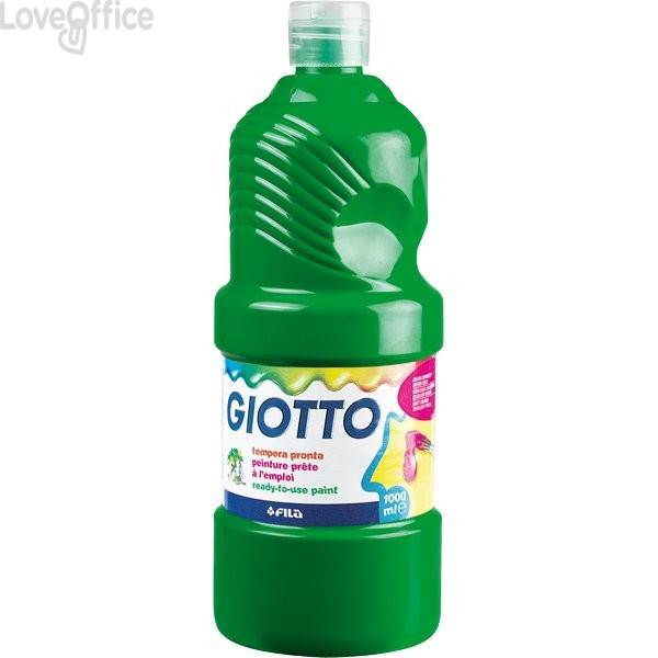 Tempera pronta GIOTTO - Verde - 1000 ml - 533412