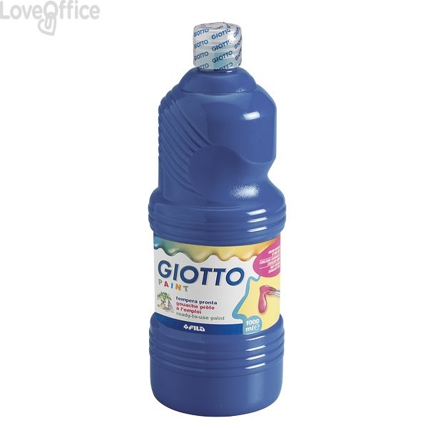 Tempera pronta GIOTTO - Blu oltremare - 1000 ml - 533417