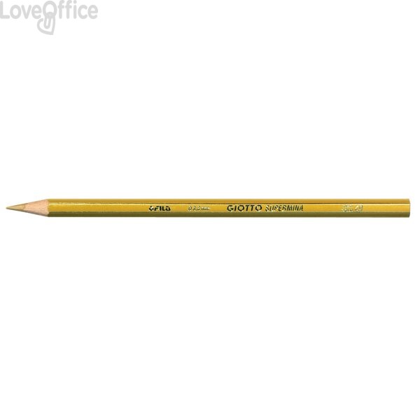 Pastelli colorati GIOTTO Supermina Oro - 3,8 mm - da 3 anni in poi (conf.12)