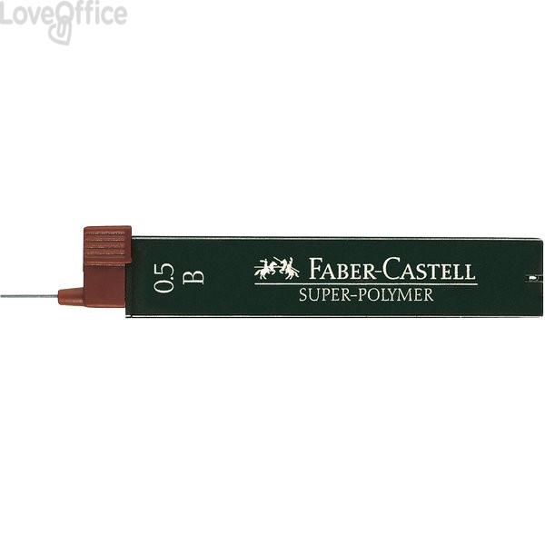 Mine SUPERPOLYMER Faber Castell - 0,5 mm - B - 120501 (conf.12)