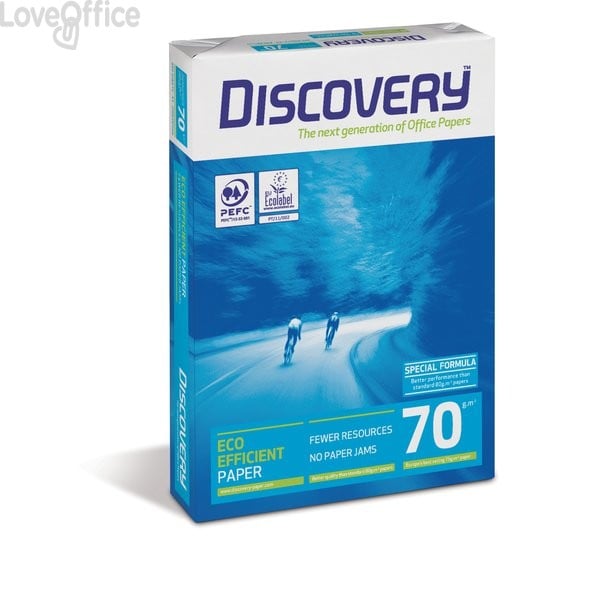 Discovery 70 - Risme carta A4 - 70 g/mq - 104 µm (conf.5)