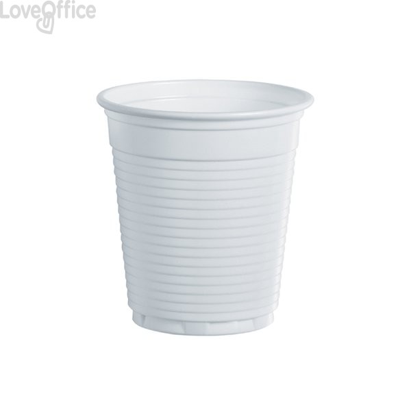 Bicchieri 80 cc linea plastica DOpla - Bianco - Ø 5,75 cm - 02015 (conf.100)