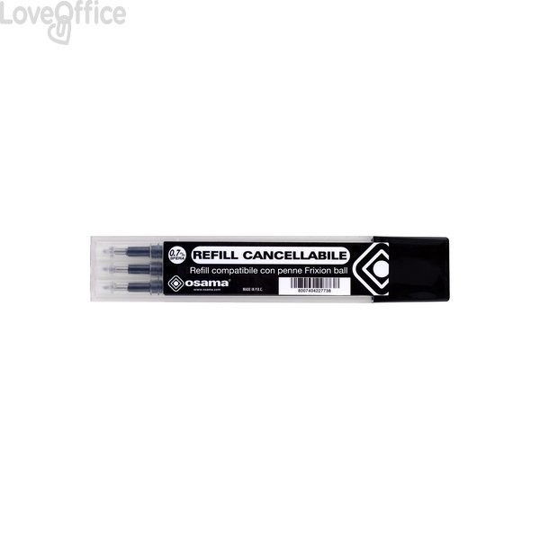 Refill Osama - Nero - 0,7 mm - OW 10136 N (conf.3)