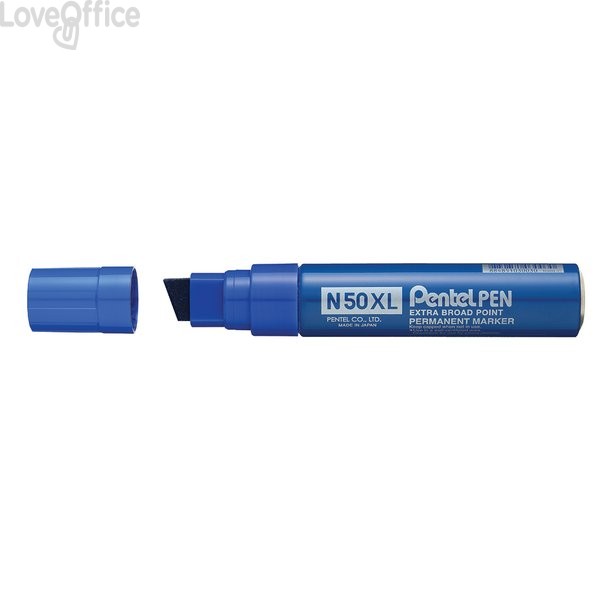 Pennarello indelebile Blu - Pentel N50 - Extra Large - 17 mm