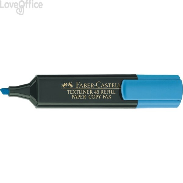 Evidenziatore Textliner 48 Refill Faber Castell - Azzurro - 154851