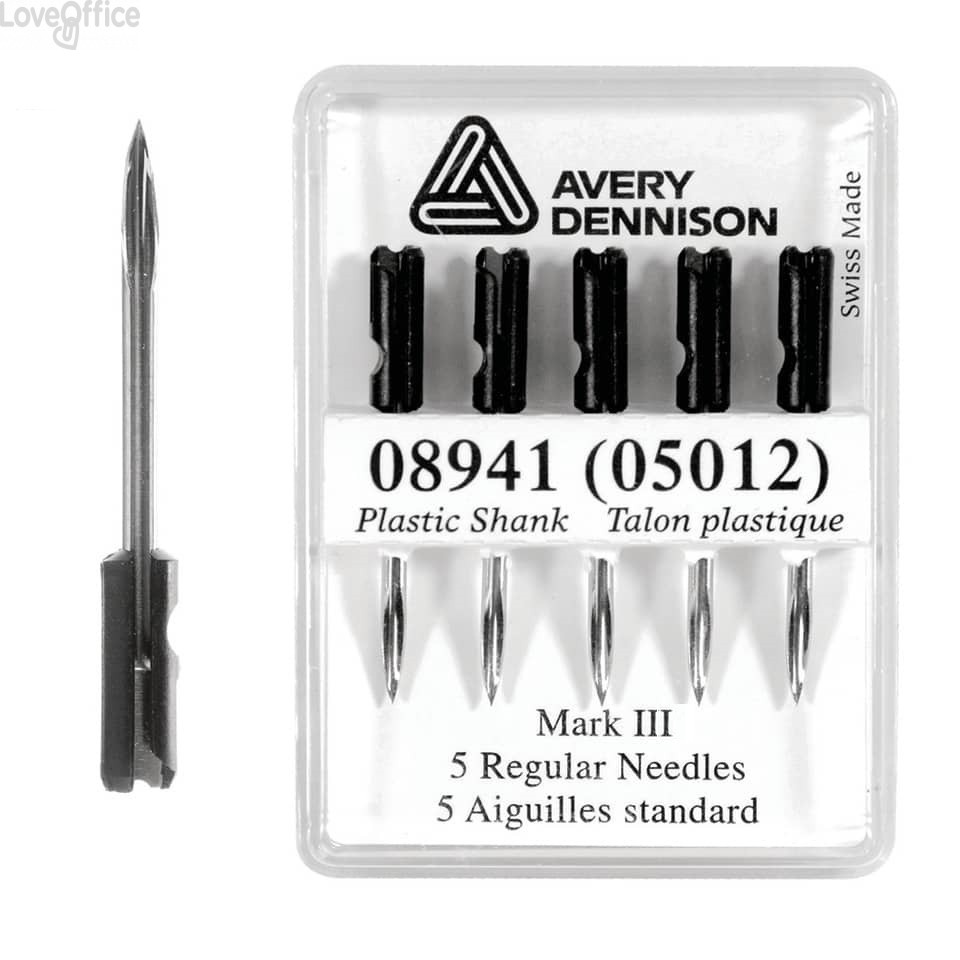 Aghi per pistola appendicartellino Avery Dennison - Mark III (conf.5)