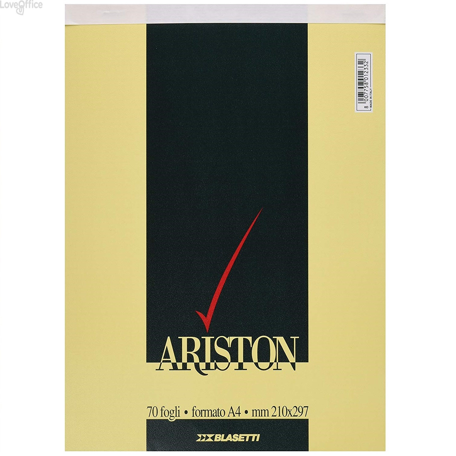 Blocchi punto metallico ARISTON Blasetti - A4 - 5 mm - 70 fogli (conf.10)