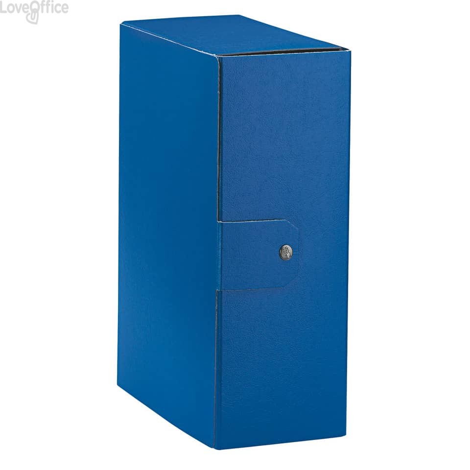 Scatole portaprogetti Eurobox Esselte - Dorso 12 cm - 25x35 cm - Blu (conf.5)